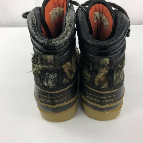OZARK TRAIL Whitetail Hunting Camo Fabric Upper Boot Unisex Women Sz 4 - Picture 4 of 9